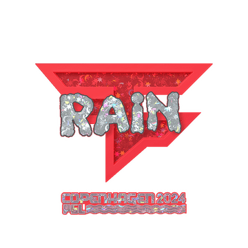 Sticker | rain (Glitter) | Copenhagen 2024