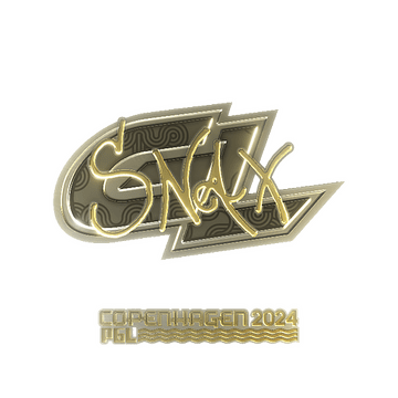 Sticker | Snax (Gold) | Copenhagen 2024
