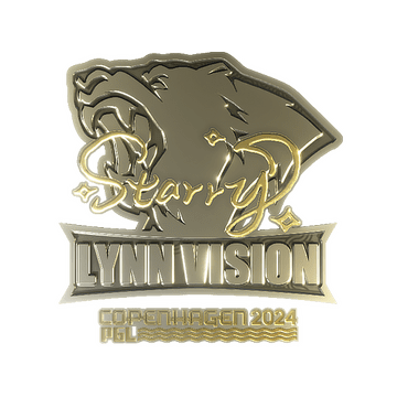 Sticker | Starry (Gold) | Copenhagen 2024