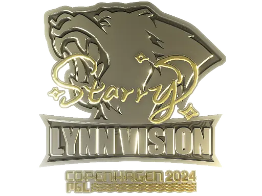 Sticker | Starry (Gold) | Copenhagen 2024