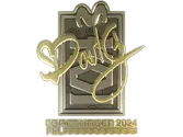 Sticker | dav1g (Gold) | Copenhagen 2024 image