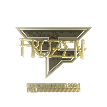 Sticker | frozen (Gold) | Copenhagen 2024