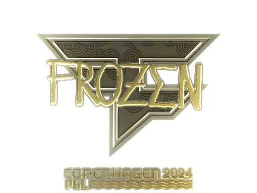 Sticker | frozen (Gold) | Copenhagen 2024