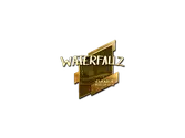Sticker | waterfaLLZ (Gold) | Boston 2018 image