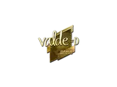 Sticker | v4lde (Gold) | Boston 2018 image