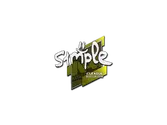 Sticker | s1mple | Boston 2018 image