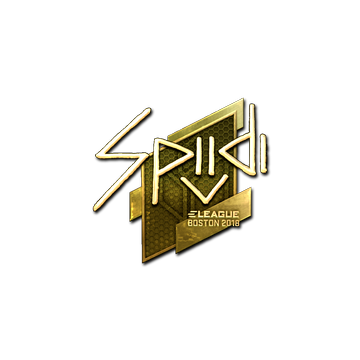 Sticker | Spiidi (Gold) | Boston 2018