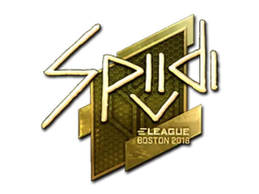 Sticker | Spiidi (Gold) | Boston 2018