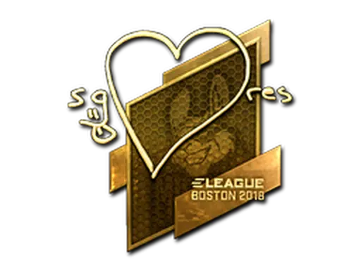 Sticker | seang@res (Gold) | Boston 2018