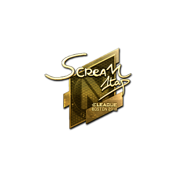 Sticker | ScreaM (Gold) | Boston 2018