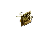 Sticker | ScreaM (Gold) | Boston 2018 image