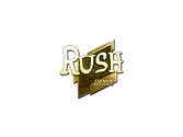 Sticker | RUSH (Gold) | Boston 2018 image