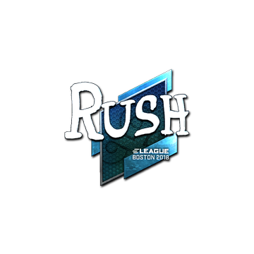 Sticker | RUSH (Foil) | Boston 2018