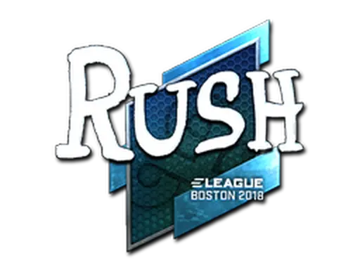 Sticker | RUSH (Foil) | Boston 2018