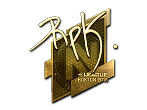 Sticker | RpK (Gold) | Boston 2018