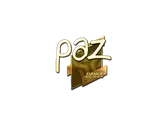 Sticker | paz (Gold) | Boston 2018 image