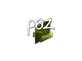 Sticker | paz (Foil) | Boston 2018 image