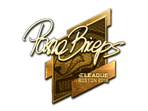 Sticker | pashaBiceps (Gold) | Boston 2018