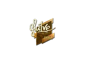 Sticker | gla1ve (Gold) | Boston 2018 image