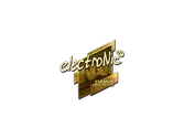 Sticker | electronic (Gold) | Boston 2018 image