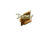 Sticker | dupreeh (Gold) | Boston 2018 image