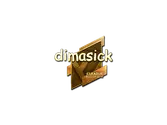 Sticker | dimasick (Gold) | Boston 2018 image