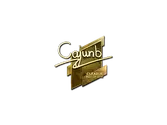 Sticker | cajunb (Gold) | Boston 2018 image