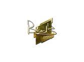 Sticker | B1ad3 (Gold) | Boston 2018 image