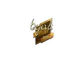 Sticker | byali (Gold) | Boston 2018 image