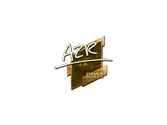 Sticker | AZR (Gold) | Boston 2018 image