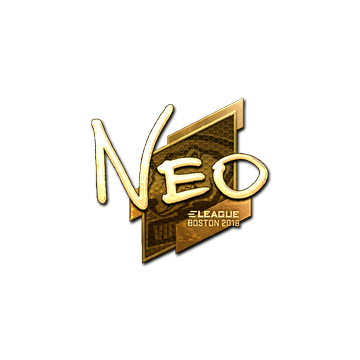 Sticker | NEO (Gold) | Boston 2018