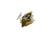 Sticker | Kaze (Gold) | Boston 2018 image