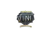 Sticker | VINI (Gold) | Berlin 2019 image
