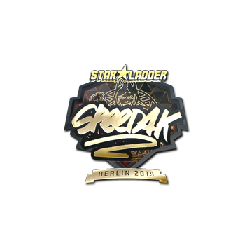 Sticker | speed4k (Gold) | Berlin 2019