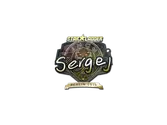 Sticker | sergej (Gold) | Berlin 2019 image