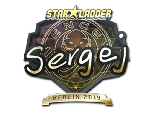 Sticker | sergej (Gold) | Berlin 2019