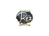 Sticker | REZ (Gold) | Berlin 2019 image