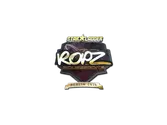Sticker | ropz (Gold) | Berlin 2019 image