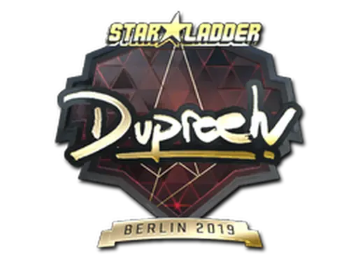 Sticker | dupreeh (Gold) | Berlin 2019