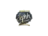Sticker | dephh (Gold) | Berlin 2019 image