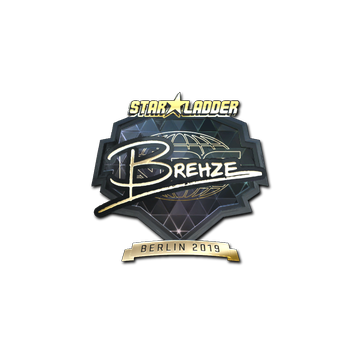 Sticker | Brehze (Gold) | Berlin 2019