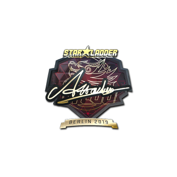 Sticker | Attacker (Gold) | Berlin 2019