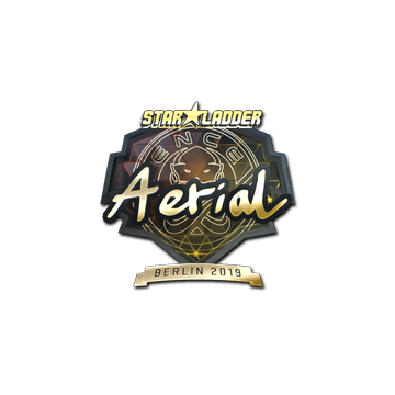 Sticker | Aerial (Gold) | Berlin 2019
