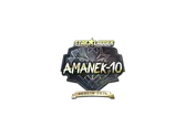 Sticker | AmaNEk (Gold) | Berlin 2019 image