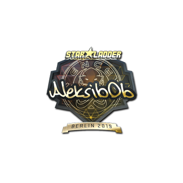 Sticker | Aleksib (Gold) | Berlin 2019