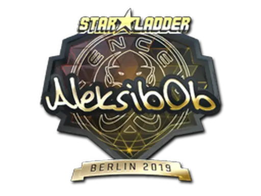 Sticker | Aleksib (Gold) | Berlin 2019