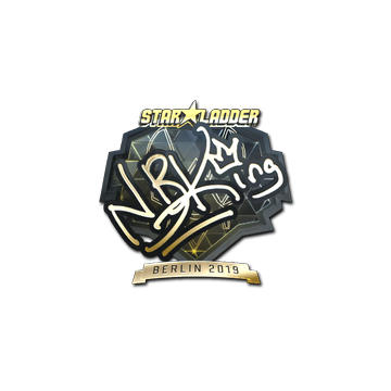 Sticker | NBK- (Gold) | Berlin 2019
