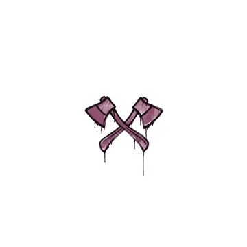 Sealed Graffiti | X-Axes (Princess Pink)