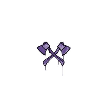 Sealed Graffiti | X-Axes (Monster Purple)