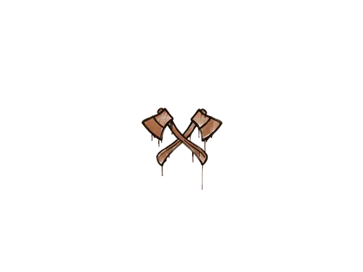 Sealed Graffiti | X-Axes (Tiger Orange)